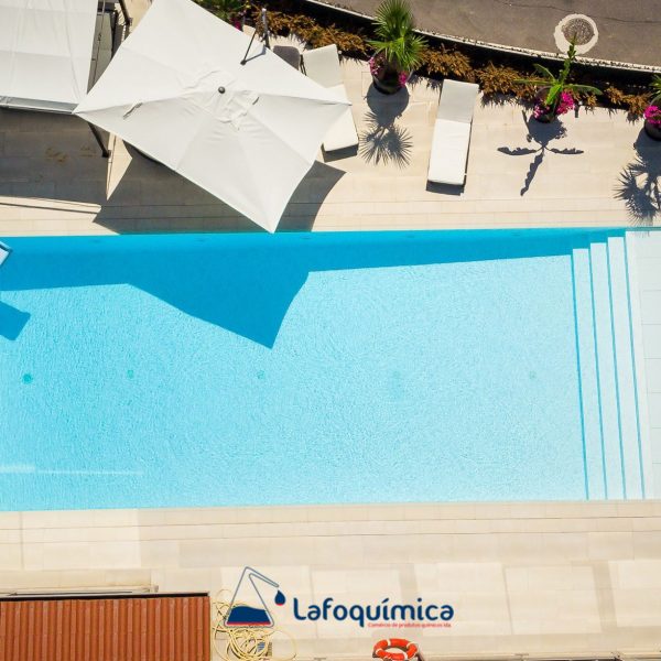 Piscina transbordo vista de cima