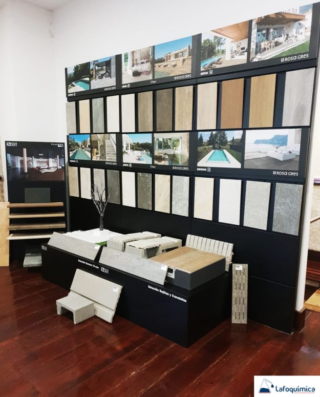 Expositor da Rosa Gres – Lafoquímica Expositor da Rosa Gres - Lafoquímica