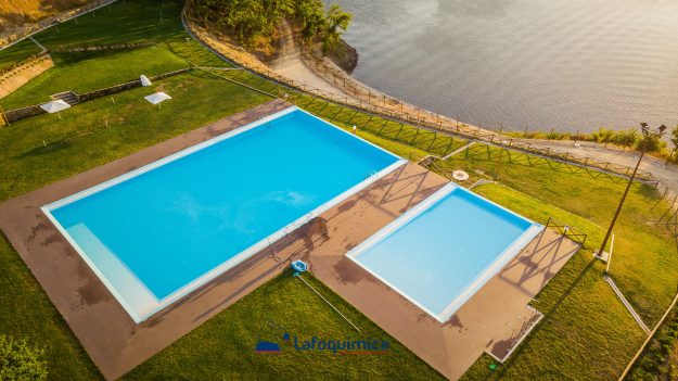 Piscina Sejães infinity vista de cima