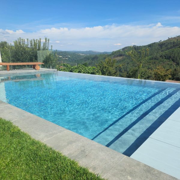 Piscina infinita tela 3D