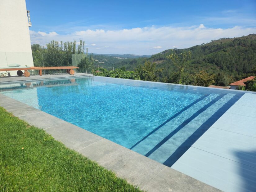 Piscina infinita tela 3D
